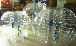 to play giant zorb ball soccer